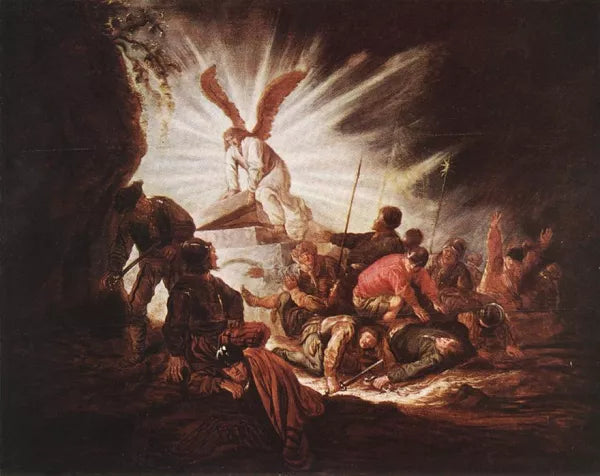 The Angel is Opening Christs Tomb
