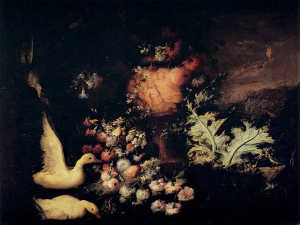 Flowers and Ducks