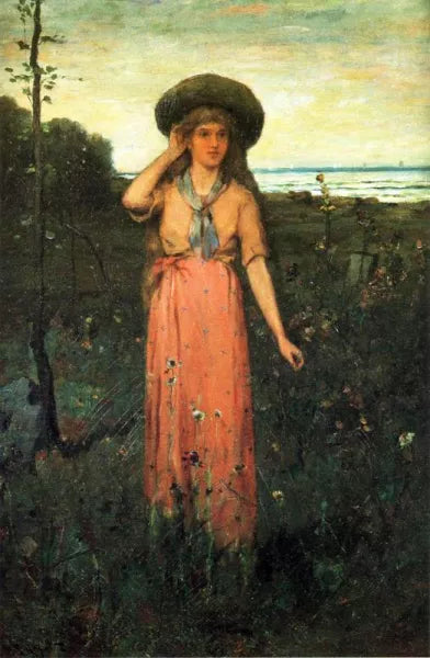 Picking Flowers by the Sea
