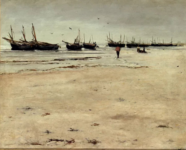 Plage De Berck A Maree Basse