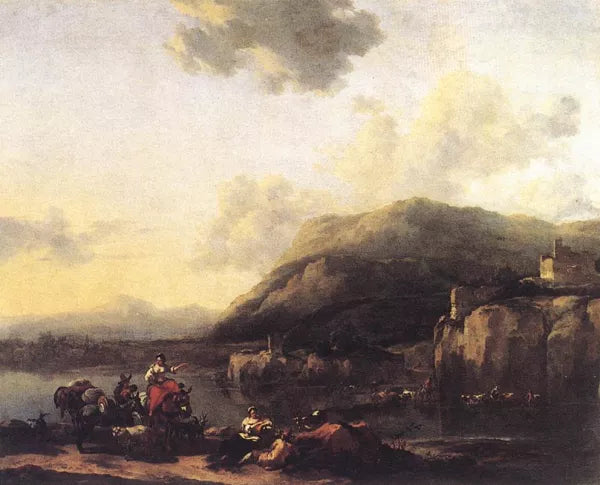 Landscape with Jacob, Rachel, and Leah