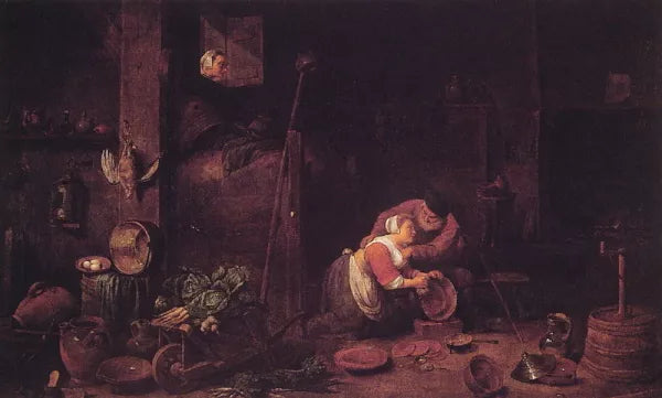 Der Alte Und Die Kuchenmagd