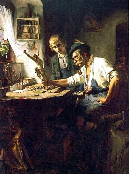 Woodcarver of Obermmergau