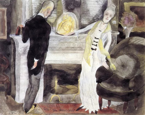 The Revelation Comes to May Bertram in Her Drawing Room