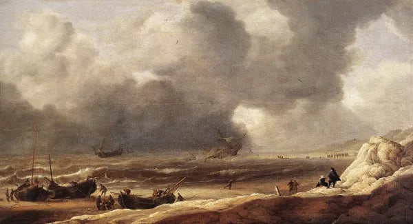 Shipwreck on a Beach