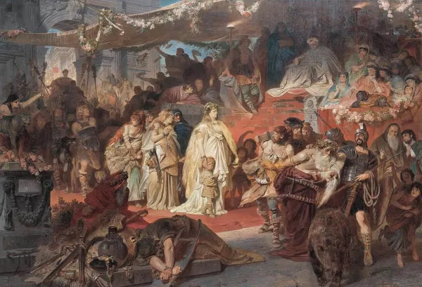 Thusnelda Led in Germanicus' Triumph