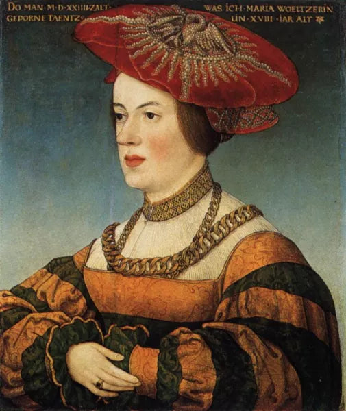 Portrait of Maria Welzer, nee Tanzel