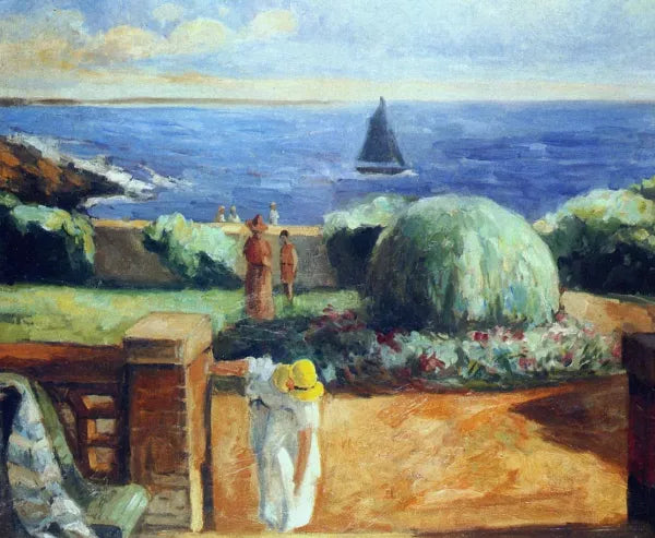 Women on the Terrace at Prefailles