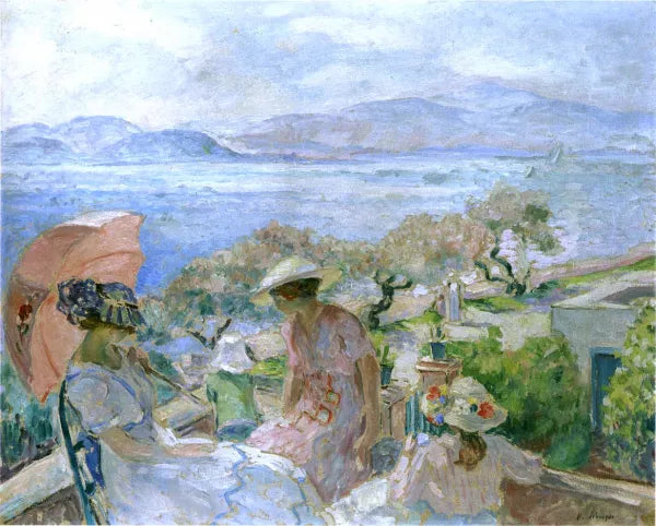 On the Terrace by the Sea at St Maxime