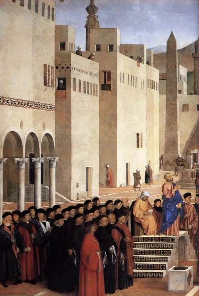 Sermon of St Mark in Alexandria Detail