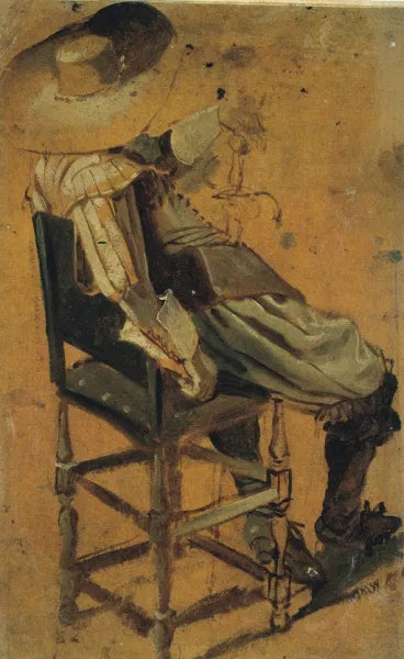 Seated Man with Sword