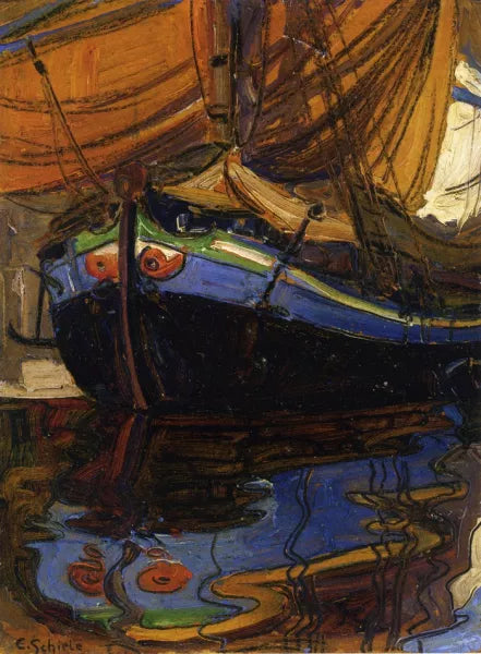 Sailing Boat with Reflection in the Water