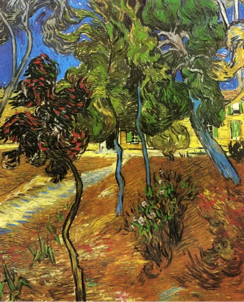 Trees in the Garden of Saint-Paul Hospital