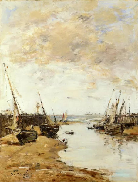 Trouville, the Jetties, Low Tide