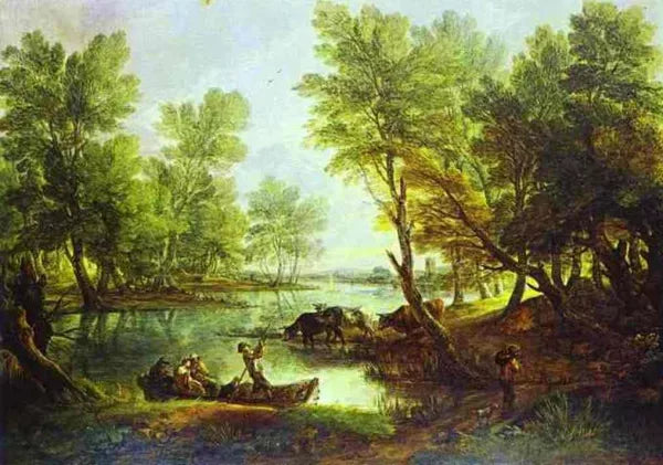 View of King's Bromley-on-Trent, Staffordshire