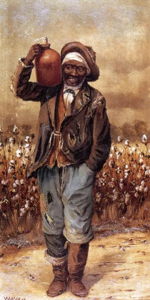 Negro Man with Jug on Shoulder