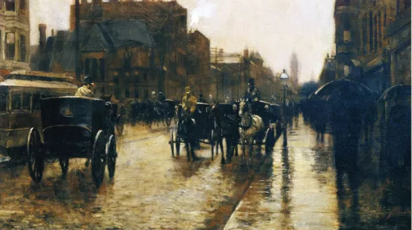 Columbus Avenue Rainy Day