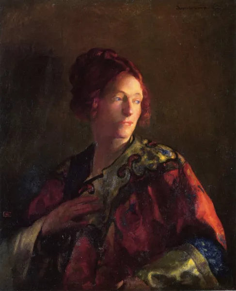 Red and Gold also known as Portrait of Miss Pearson