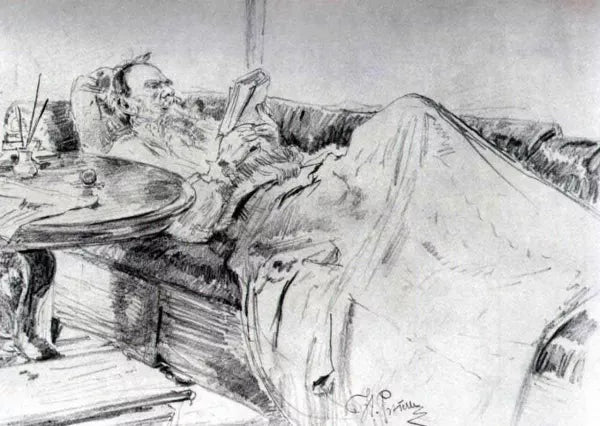 Leo Tolstoy Reading