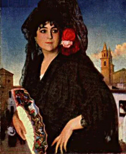 Mujer con Abanico