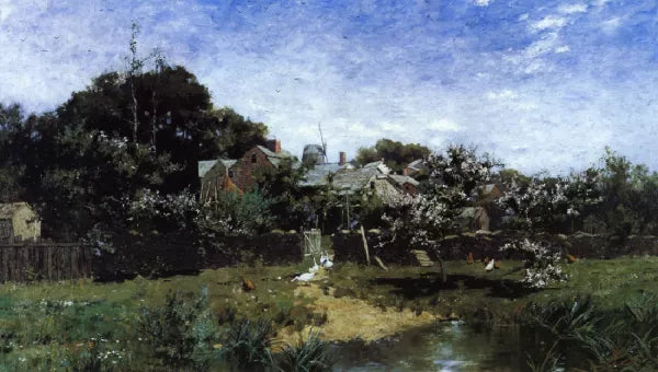 Long Island farm, Springtime also known as A Morning in Spring, Long Island