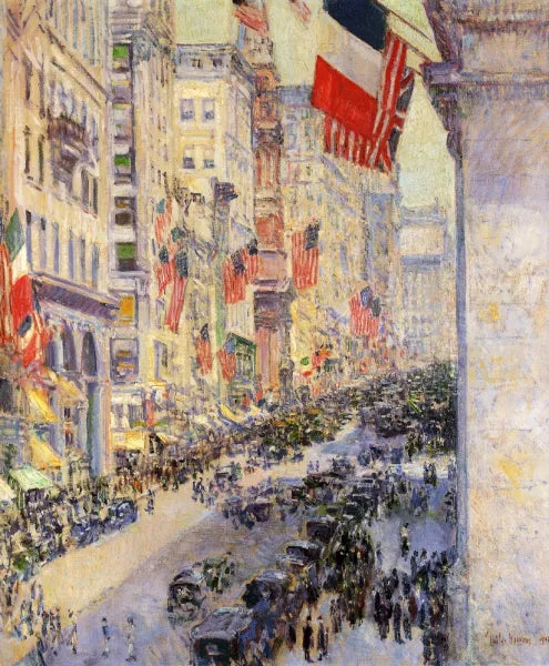 Up the Avenue from Thirty-Fourth Street, 1917