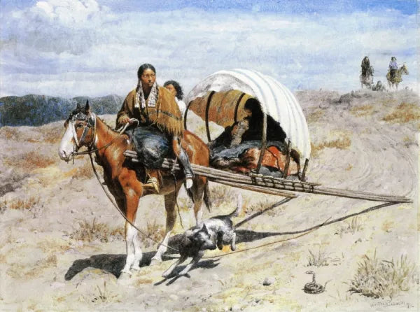Crow Family on the Trail