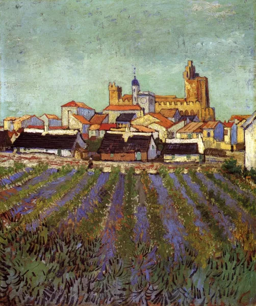 View of Saintes-Maries