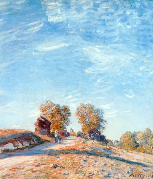 Hill Path in Sunlight