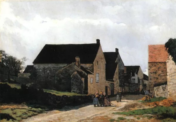Street of Marlotte also known as Women Going to the Woods