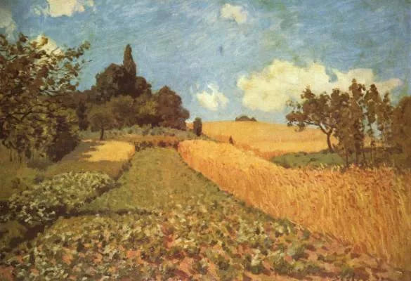 Wheatfields Near Argenteuil