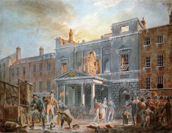 The Pantheon, the Morning After the Fire