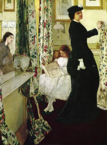 Harmony in Green and Rose: The Music Room
