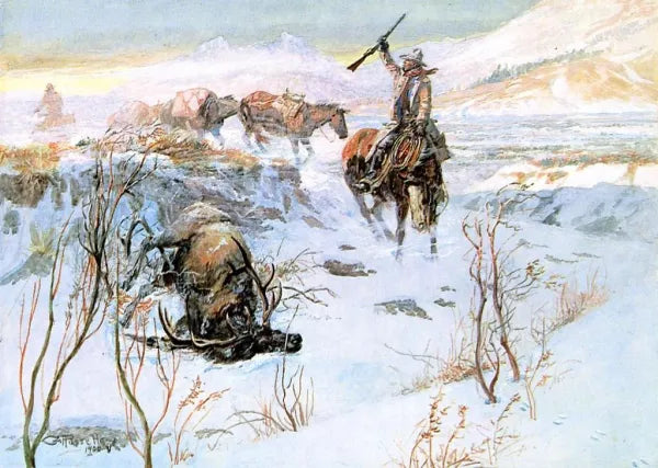 Christmas Dinner for the Men on the Trail