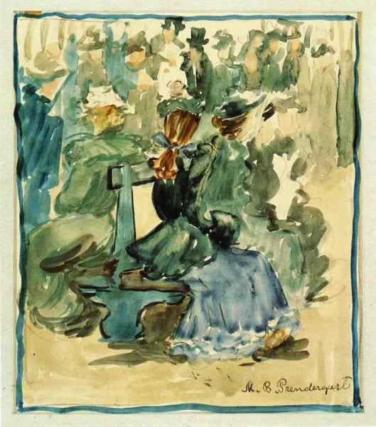 Ladies Seated on a Bench also known as Ladies in the Park