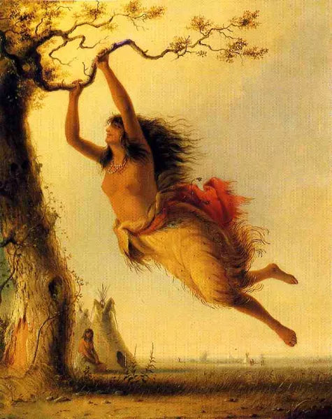 Indian Girl Swinging