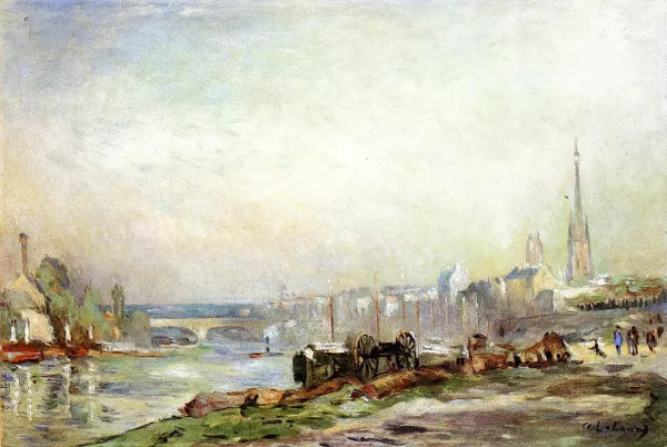 Rouen, the Seine and the Cathedral