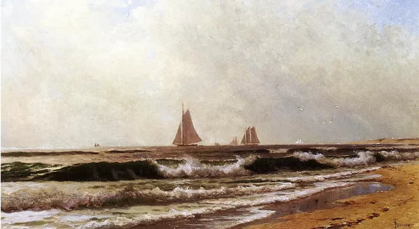Sailboats along the Shore also known as Southampton Beach