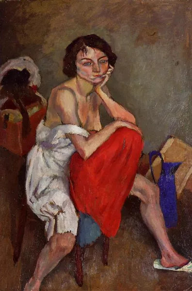 Woman Wearing White Pantaloons