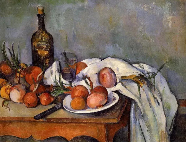 Still Life with Red Onions