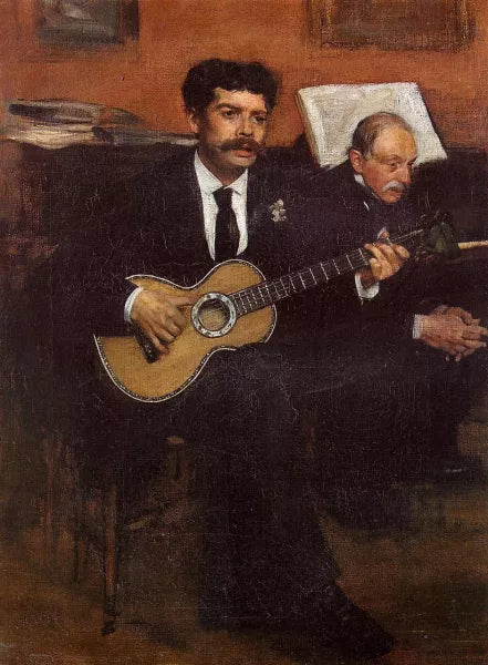Portrait of Pagens and Auguste De Gas
