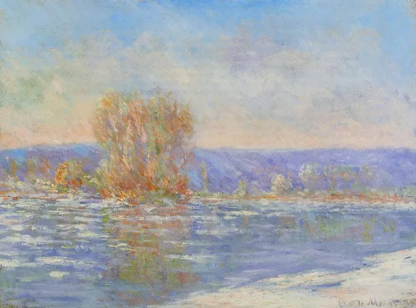 Floating Ice Near Bennecourt