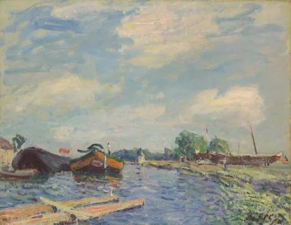 The Canal at Saint-Mammes