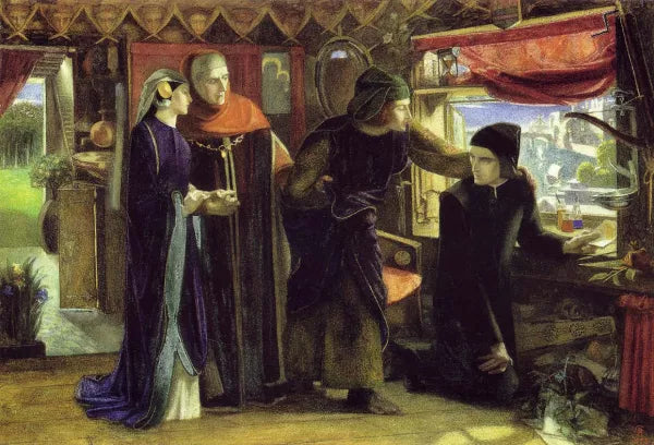 The First Anniversary of the Death of Beatrice: Dante Drawing the Angel