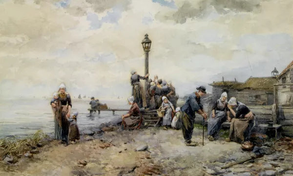 Departure of the Fishing Fleet Volendam