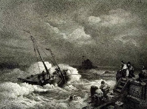Pulling in a Boat