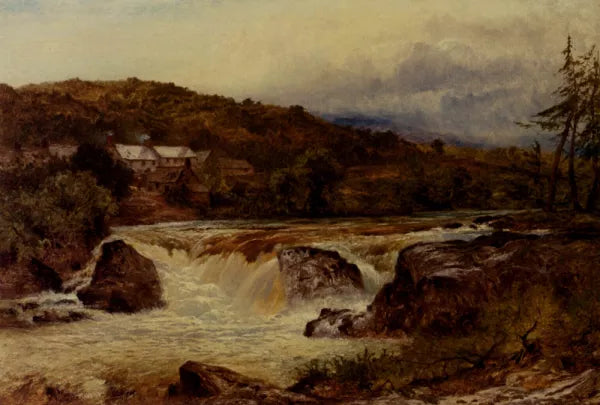 Near Bettws-Y-Coed, The Junction Of The Conway And The Llugwy