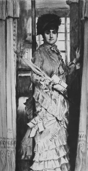 Portrait de Miss L ..., ou Il faut qu'une porte soit ouverte ou fermee