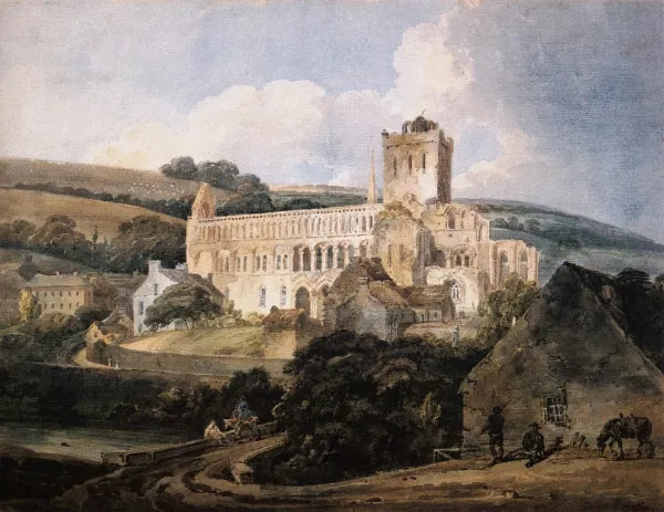 Jedburgh Abbey from the South-East