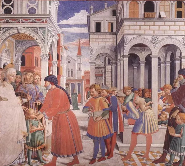 The School of Tagaste scene 1, North Wall